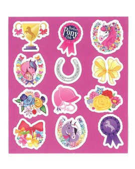 Traktatie stickers pony