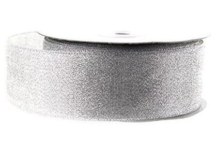 Lint Zilver Metallic 5 cm